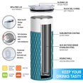 thumbnail image 3 of Hairspray Skinny Tumblers Gift for Women Interesting Packaging 20oz - Reusable Stainless Steel Insulated Cup Coffee Mug with Lid for Hot & Cold Drinks, 3 of 6