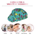 thumbnail image 6 of KLL Sunmmer Cat Pattern Shower Cap & Bath Cap for Women,Reversible Oversized Waterproof Shower Caps for all Hair Lengths,Elastic Reusable Bathing Hair Cap, 6 of 6