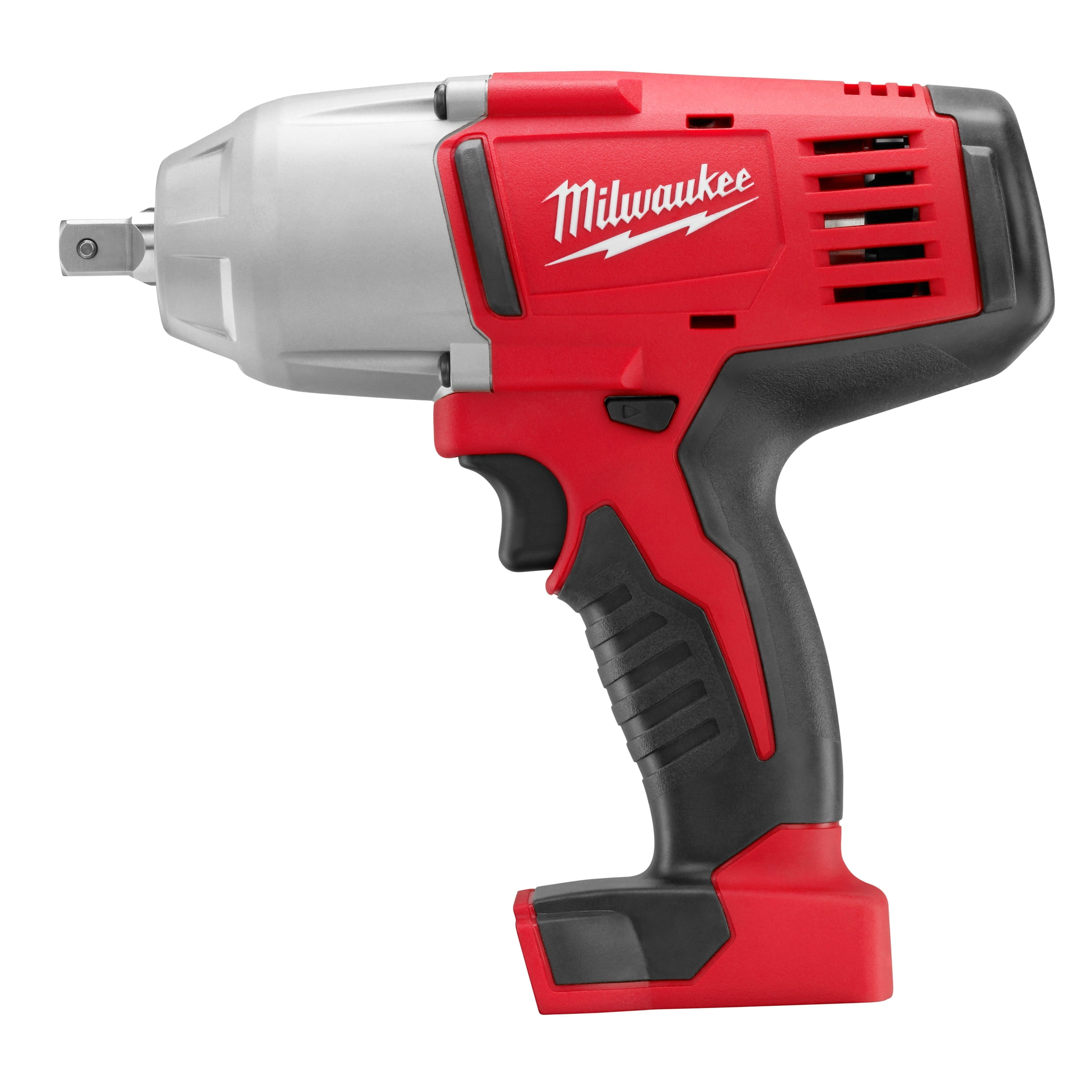 Milwaukee M18 18 Volt Lithium Ion 1 2 In High Torque Cordless Milwaukee M18 18 Volt Lithium Ion 1 2 In High Torque Cordless Impact Wrench With Pin Detent Bare Tool