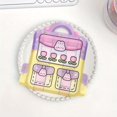 thumbnail image 1 of 10pcs Cute Cartoon Backpack Shape Jewelry Storage Bag Snack Ziplock Packaging Bag, 1 of 5
