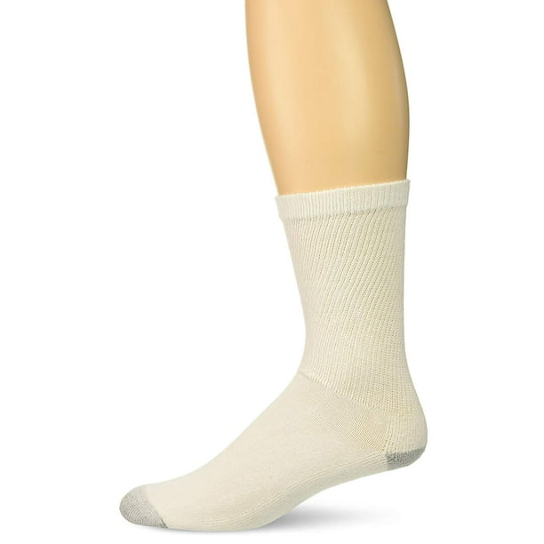 Hanes Hanes Mens Ultimate Cushion Crew Socks 10Pack, 612, White