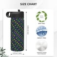 thumbnail image 4 of Fotbe Mardi Gras Strings of Beads Pattern 18oz Sports Insulated Kettle Stainless Steel Sports Insulated Kettle For Running Hiking Cycling Climbing Man'S Woman'S Water Bottle, 4 of 8