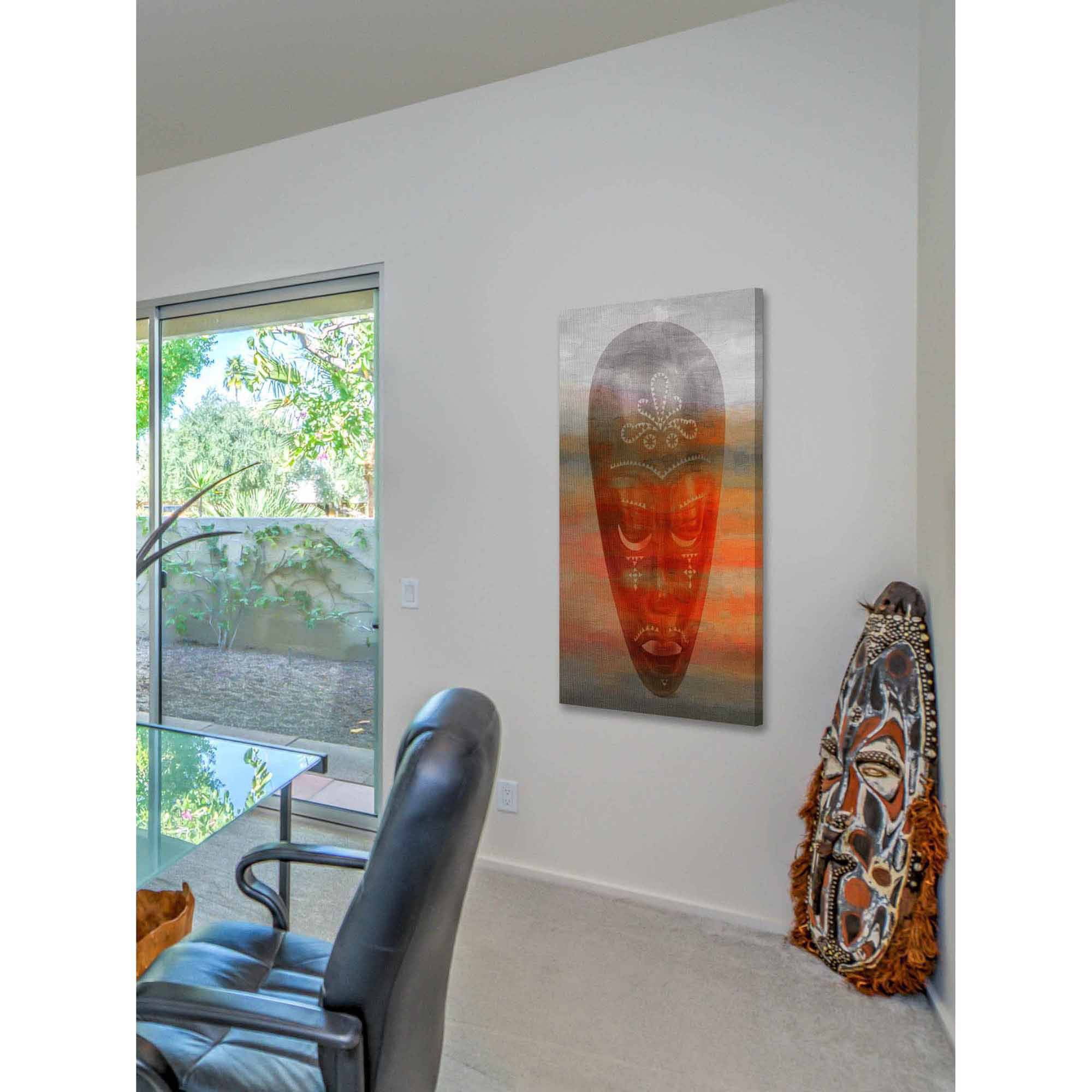 Parvez Taj "African Mask" Print on Canvas