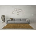 thumbnail image 3 of Ahgly Company Indoor Square Abstract Brown Modern Area Rugs, 5' Square, 3 of 4