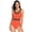 Orange, variant on FLMEI Women's V-Neck Swimsuits One Piece Bathing Suit Womens Strappy Halter High Waisted Swimsuit Bikini Set S-XL