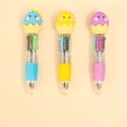 thumbnail image 1 of 3 Pcs Stylo à Bille Mini Type 4 Couleurs Tête d'Eggboy Stylo à Bille Rond 4 Couleurs, 1 of 5