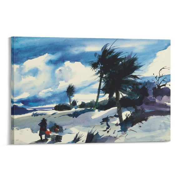 Andrew Wyeth ANDREW WYETH Canvas Printing Famous Paintings, Wall Art Posters, Decorative Hanging Pictures Wall Art Poster Scroll Canvas Painting Picture Living Room Decor Home 12x18inch(30x45cm)