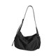 thumbnail image 4 of Bolso bandolera con correa ajustable, grande, informal, moderno, de nailon, para hombre y mujer. Negro, 4 of 9