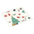 thumbnail image 2 of XMXT Microfiber Drying Mats, Christmas Pattern Flat Design Absorbent Dish Drying Mat for Kitchen Counter, 16 x 18 inches, 2 of 9