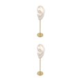 thumbnail image 3 of kurtrusly Earring Display Stand Human Ear Model Organizer Holder Showcase Stud Jewelry Left Ear White Height: 18cm 2Set, 3 of 6