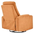 thumbnail image 3 of Power Swivel Recliner Chair With Dual USB Ports Cup Holder Electric Glider Reclining Sofa For Living Room, 3 of 8