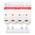 thumbnail image 1 of Interruptor de circuito miniatura de enclavamiento Interruptor de transferencia de energía dual con barra colectora 2P + 2P CA 240‑400V 80A, 1 of 9