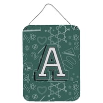 Letter A Back to School Initial Wall or Door Hanging Prints