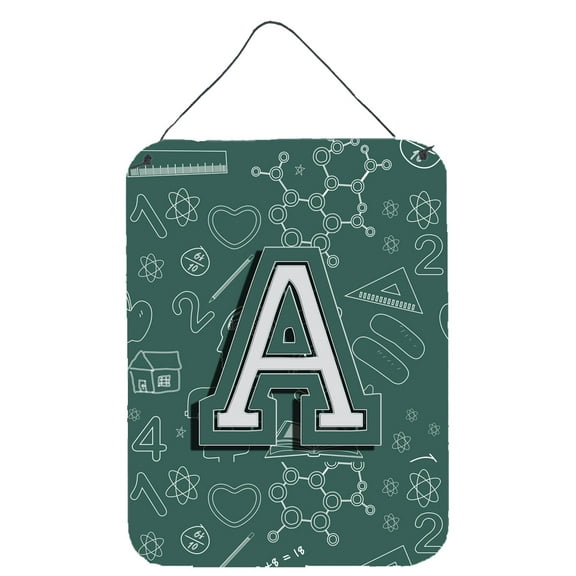 Letter A Back to School Initial Wall or Door Hanging Prints
