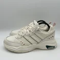 thumbnail image 4 of Adi-das Shoes Mens Sz 8.5 Y2K 2000s White Sneakers Retro Running 128231398, 4 of 6