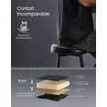 thumbnail image 5 of VASAGLE Echo Collection Bar Stools Set of 2, Kitchen Counter Stools, Breakfast Stools, Synthetic Leather with Stitching, 30-Inch Tall, Home Bar Dining Room, Easy Assembly, Ink Black, 5 of 5