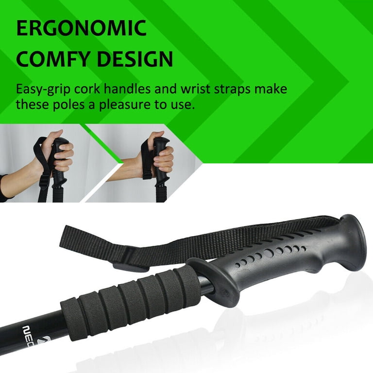 Homeya Trekking Poles, Lightweight Aluminum Hiking Sticks photo 5