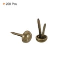 thumbnail image 3 of Uxcell 6x12mm Mini Fermoirs Ronds Accessoires de Bricolage Ton Bronze Lot de 200, 3 of 5