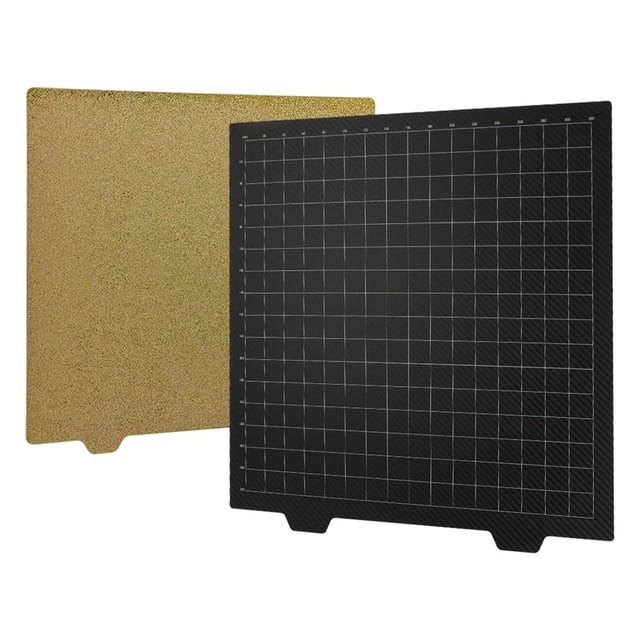Pei Spring Steel Sheet, Accessories Flexible Sticker Temperature Resistance steel Bed Portable Durable for 3D Printer Voron2.4 CUTICAT Hoja de acero de primavera