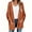 Brown, variant on Long Sleeve Women's Open Front Batwing Fuzzy Knit Sweaters Chunky Cardigan
