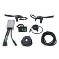 thumbnail image 1 of Kit de controlador de bicicleta eléctrica ABS impermeable, 15 A, panel LCD7C, acelerador de pulgar, freno, accesorios de bicicleta para motor de 250 W, 1 of 14