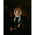 thumbnail image 3 of Rafał Hadziewicz 20x24 Black Modern Framed Museum Art Print Titled - Portrait of Barbara Brodowicz (1834), 3 of 5