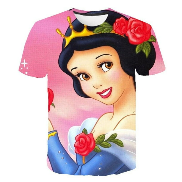 Camiseta de Anime Gao Jinjia Disney Blancanieves 3D 10T