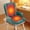 Dark Green, variant on USB Heated Seat Cushion for Office Chair, Heated Seat Cushion Heated Seat Cushion Backrest, Large Heating Area Heated Seat Cover for Home and Office, Wheelchair. Overheat Protection