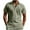 Army Green, variant on ZQUUVOU Men's T-Shirt Cotton Linen Solid Color Casual Short Sleeve Button Collar Pocket Shirts (Army Green,3XL)
