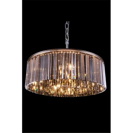 

1208G43PN-SS-RC Sydney Pendent Lamp - Polished Nickel- Royal Cut Silver Shade Crystals