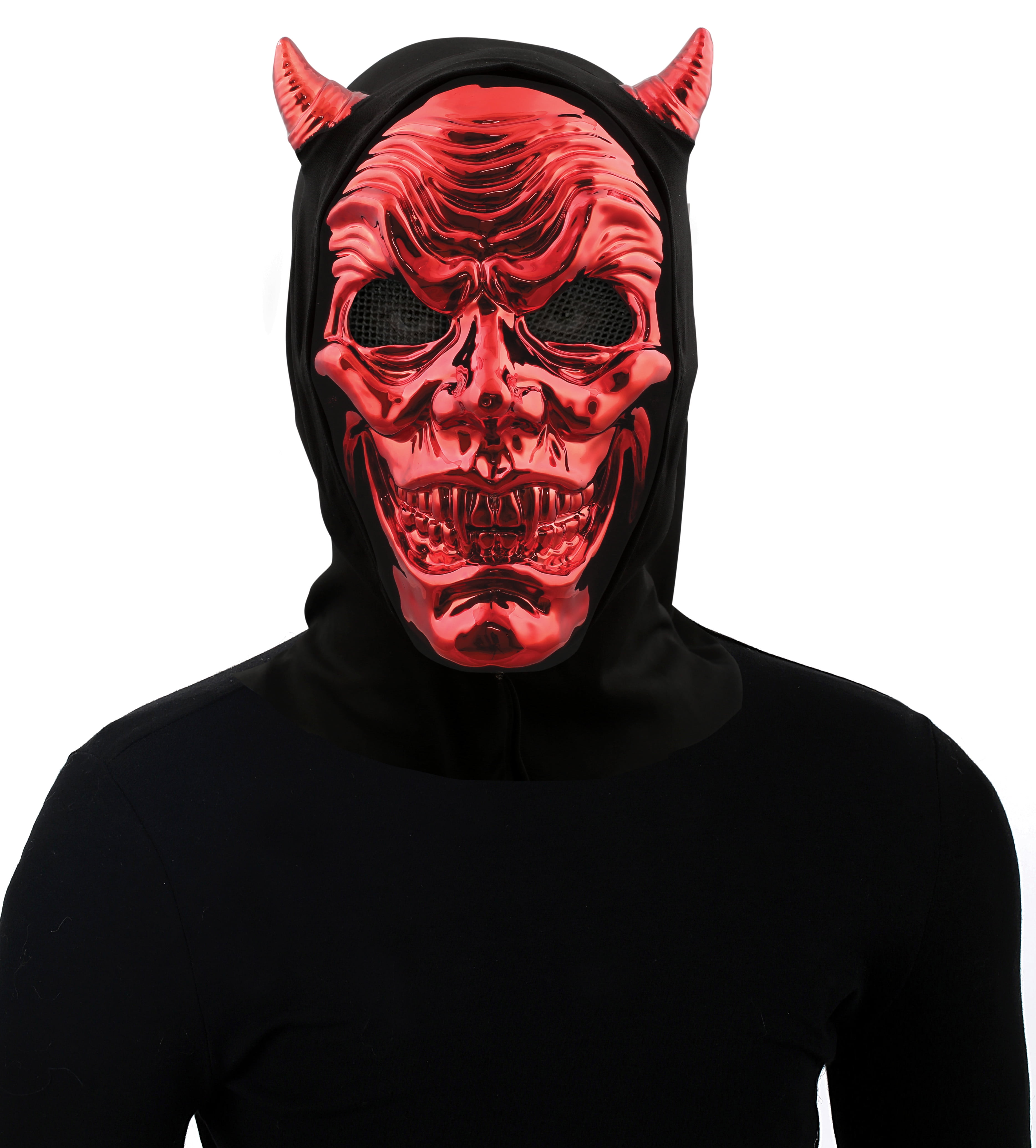 Scream Machine Branded  PUMPKIN devil Mask For Halloween party Scary 