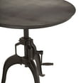 thumbnail image 3 of World Interiors Artezia 30" Adjustable Crank Wood Side Table in Matte Black, 3 of 4