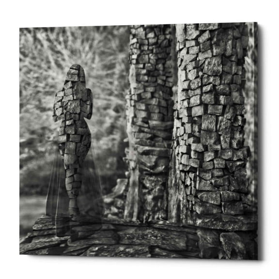 Epic Graffiti Epic Grafitti "Mandalana" by Dariusz Klimczak, Giclee Canvas Wall Art 18" x 18"