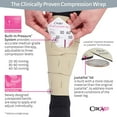 thumbnail image 3 of circaid juxtalite HD Lower Leg Compression Wrap (Moderate to Severe Edema), Large, Short Beige, 3 of 9