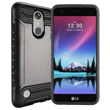 Carbon Fiber Texture Back Cover For LG K10 K11 Alpha Plus
