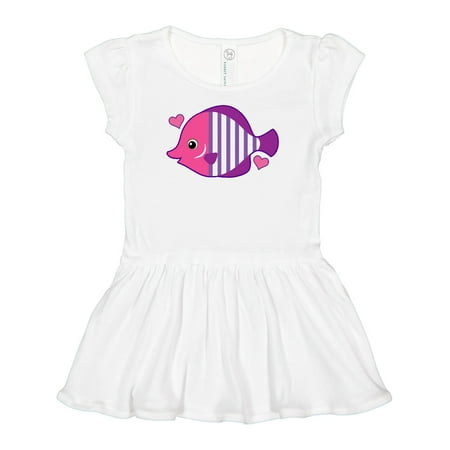 

Inktastic Cute Tropical Fish Beach Vacation Gift Baby Girl Dress