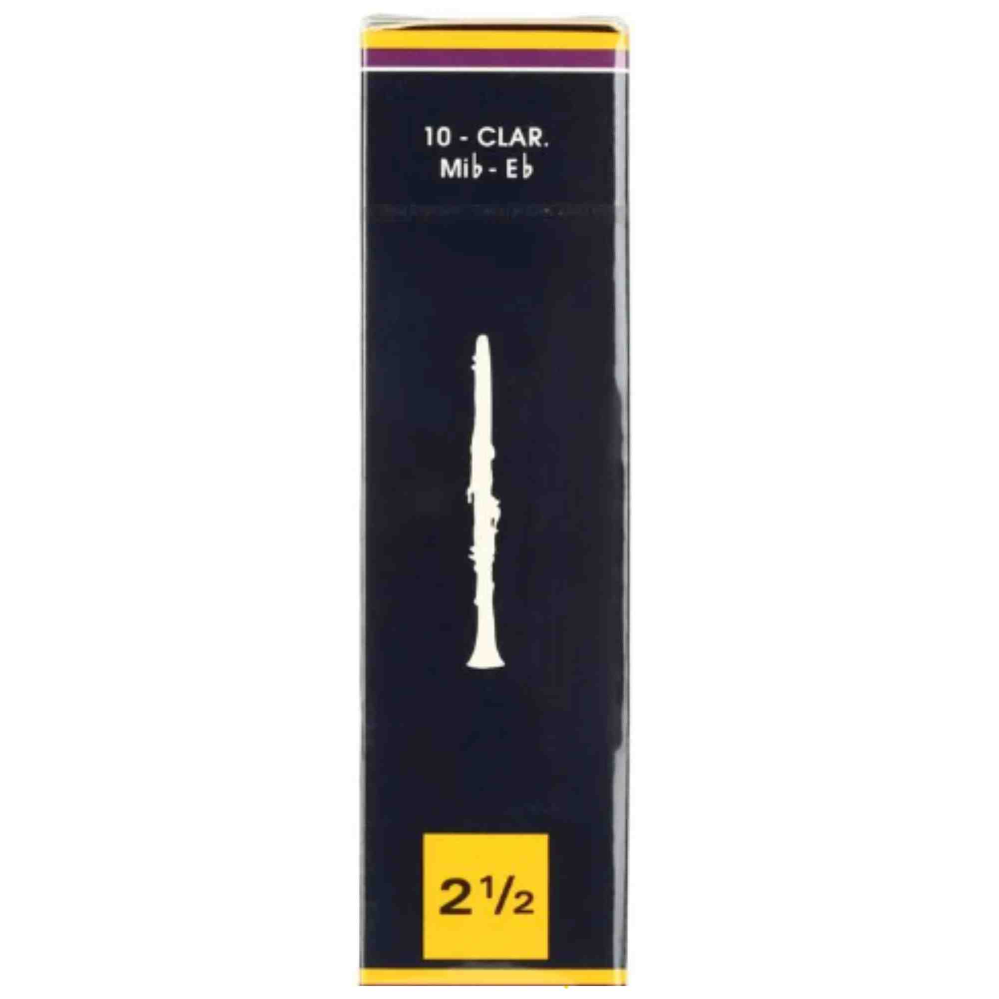 Vandoren Eb Clarinet Traditional Reeds Strength #2.5; Box of 10