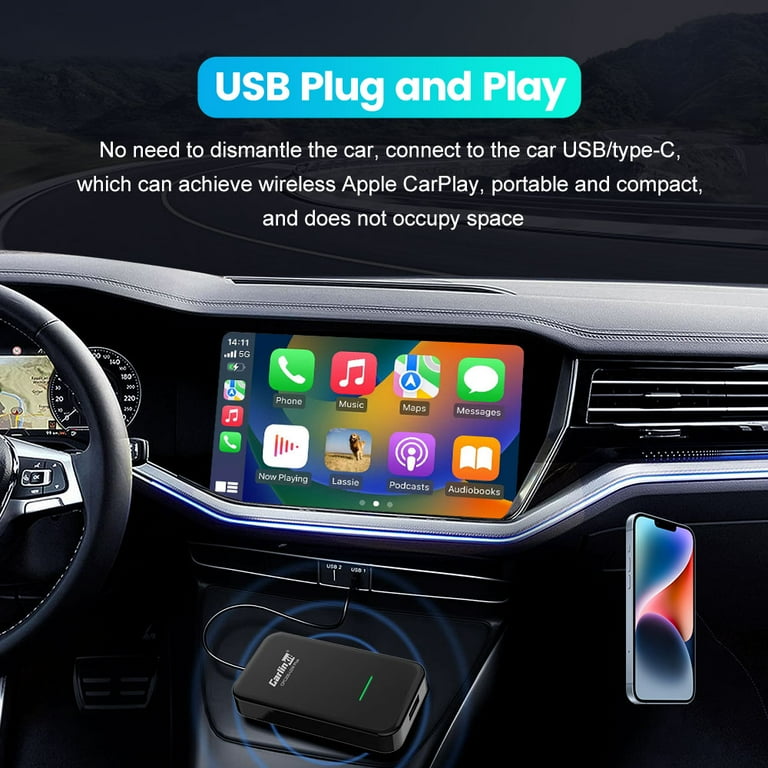 値下げしました！　Carlinkit 3.0 Bluetoothユニット CarlinKit 3.0 Wireless Apple CarPlay Adapter for Cars with