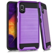 For Samsung Galaxy A10E Case - Wydan Hybrid Shockproof Slim Brushed Texture Protective Phone Cover for Samsung Galaxy A10 E