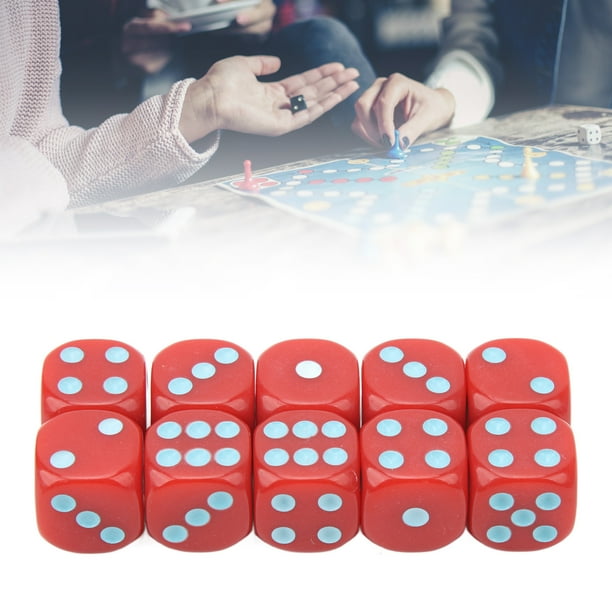 Dados para Juegos de Mesa Juego de Dados de Esquina Redondeada de 16 Mm para Juegos de Mesa y Juegos de Matemáticas ANGGREK Otros