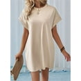 thumbnail image 6 of Womens Summer Dresses Fashion 2025 Short Sleeve Spring Mini Dress Casual Beach Vacation Clothes Dresses XXL, 6 of 9