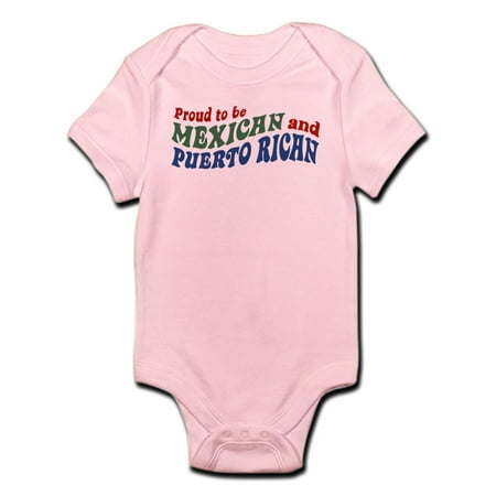 

CafePress - Proud Mexican And Puerto Rican Infant Bodysuit - Baby Light Bodysuit