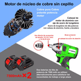 thumbnail image 3 of Llave de Impacto Inalámbrica BLOOSOM Kit Recargable Verde/Negro, 3 of 4