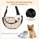 thumbnail image 2 of Bolsa de transporte portátil para gatos y perros, transpirable, ideal para viajes, senderismo y acampadas, para gatos y perros pequeños, color beige., 2 of 5