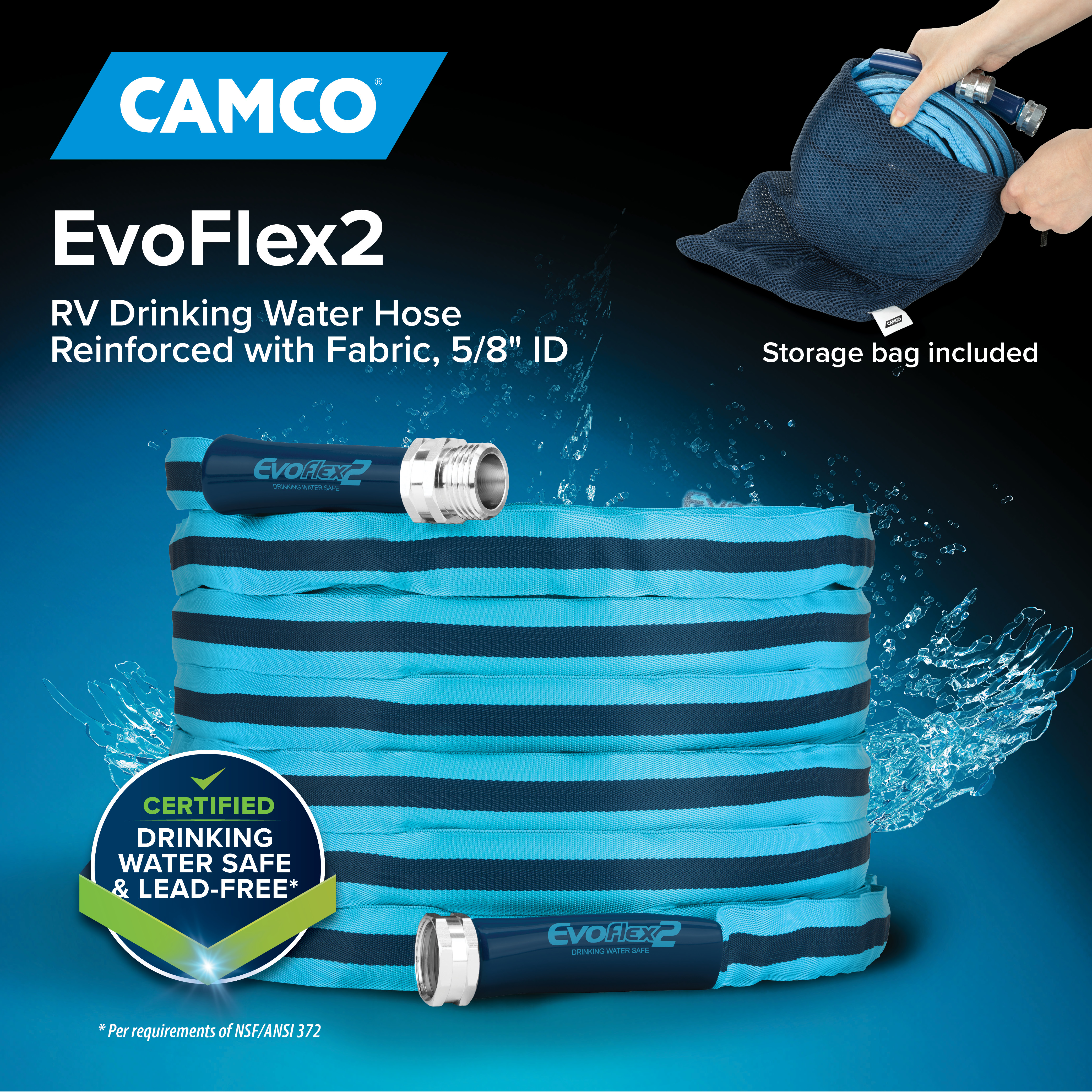 Camco Evoflex2 Drinking Water Hose, 25 Feet, 2-Pack photo 3