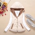 thumbnail image 1 of Mujer Chamarra Chaleco Otoño Invierno De Las Mujeres Con Capucha De Algodón Acolchado Ropapangjing, 1 of 4