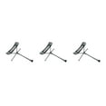 thumbnail image 3 of Shengyu 1/2/3 Chaise Pliante d'Extérieur Inclinable Tabouret Extensible Rétractable Banc Chaises en Alliage d'Aluminium Repose-Pieds pour Pique-Nique Repose-Pieds Gris 3 Pcs, 3 of 6