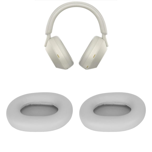 Almohadillas para auriculares aislamiento de ruido cómodas almohadillas para los oídos cuero proteico para auriculares inalámbricos WH 1000XM5