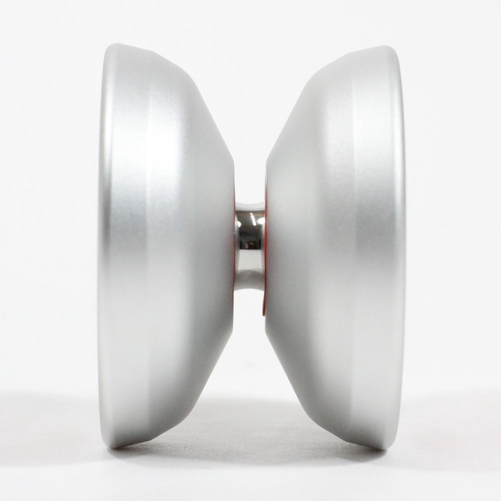 Duncan Freehand ALuminum Yo-Yo - All Aluminum YoYo - Counterweight Included (Silver with Red Cap)