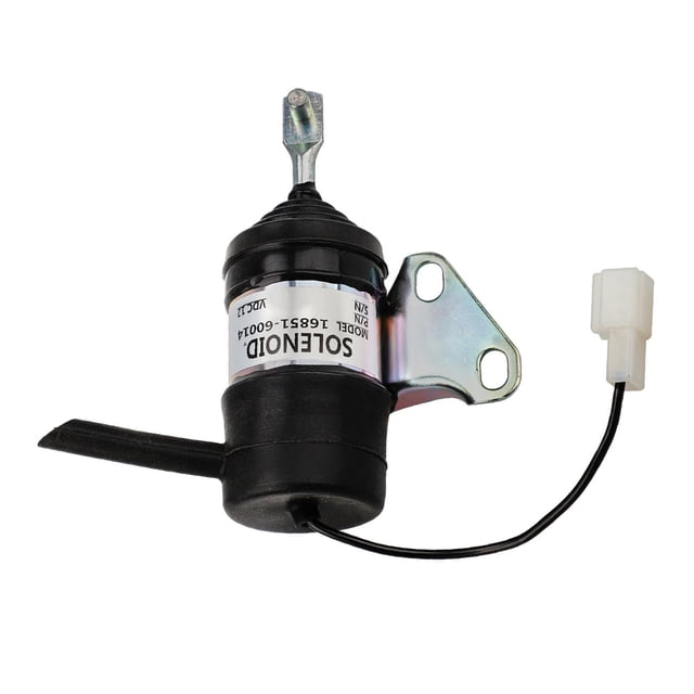 12V Fuel Stop Solenoid 16851-60014 for Tractor B7410D BX1500D BX1800D shamjiam Solenoide de parada de combustible